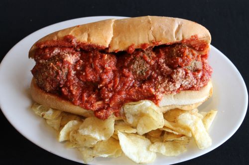 picture of meatball sub